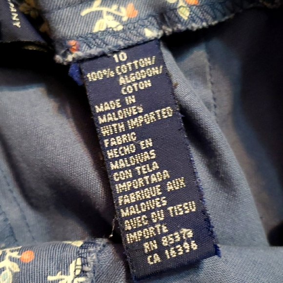 Vintage 90's Crazy Horse by Liz Claiborne Floral High Waisted Capri Pants - Picture 4 of 8